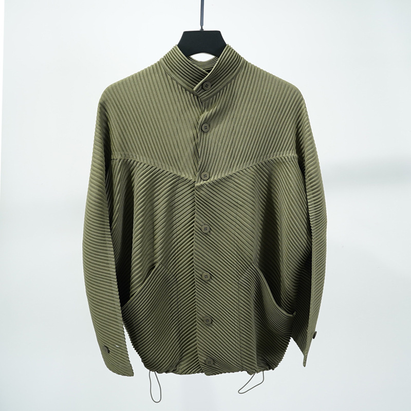 ミヤケ プリーツ 2025 秋 メンズ プリーツ カジュアル - Wool Suit Jacket のレビューと価格