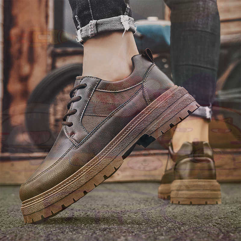 ダーク天然皮革ファッショントレーナーテニスメンズスニーカーフ - Formal Upper Wear For Men Winter のレビューと価格
