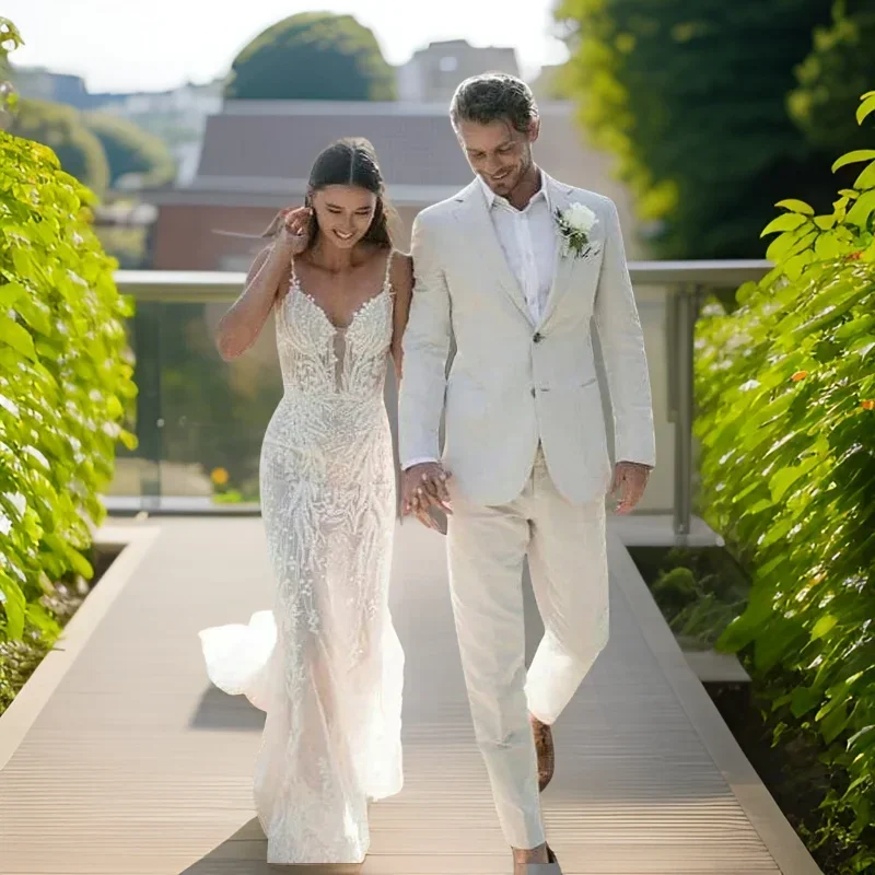 メンズスリムフィットフォーマルウェディングタキシード、パンツ - Men Formal Wear Modern のレビューと価格