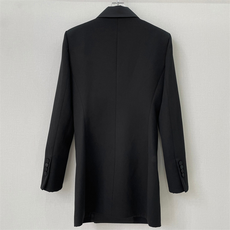 レディースジャケット。2026年秋の新作。ダブルブレスト、ス - Wool Suit Jacket のレビューと価格