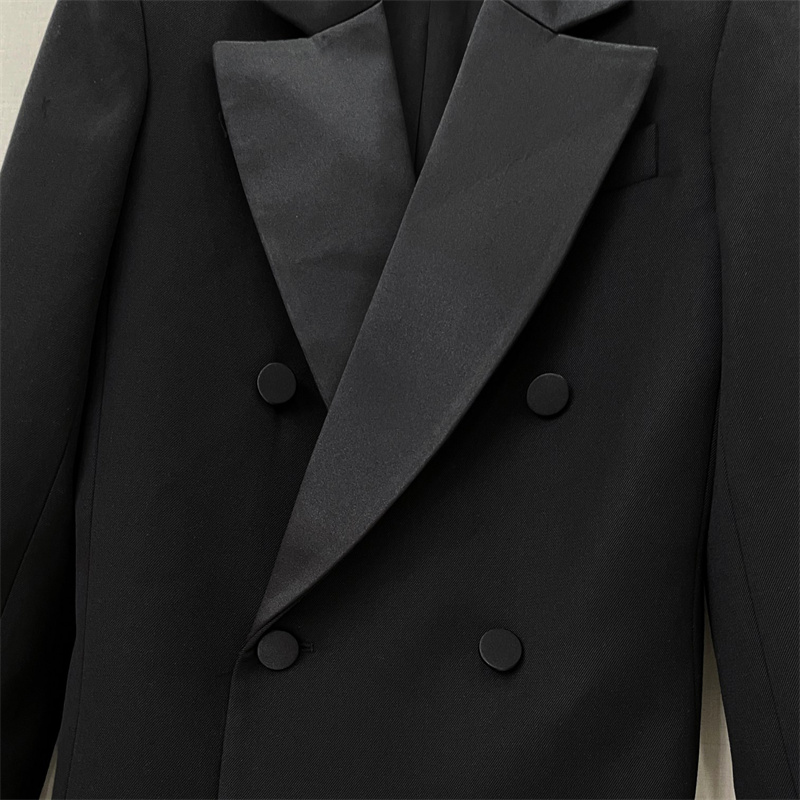 レディースジャケット。2026年秋の新作。ダブルブレスト、ス - Wool Suit Jacket のレビューと価格