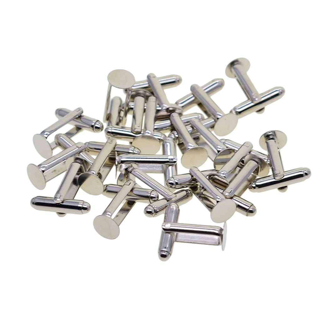 20個入り シルバープレート カフスボタン 8mm セッティ - Cufflinks Silver Set のレビューと価格